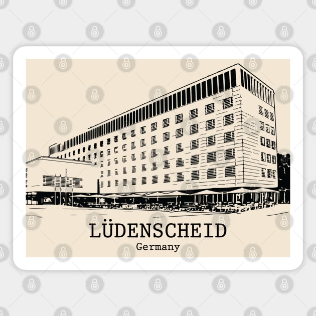 Luedenscheid - Germany Magnet by Lakeric